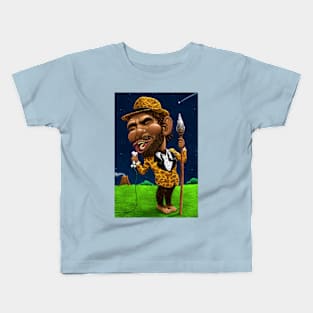 Croonin' Caveman Kids T-Shirt